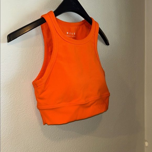 WILO Orange Sports Bra Tank Size M - Picture 2 of 5